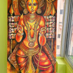 Maa Durga Realistic Acrylic Painting