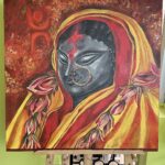 Maa Kali Acrylic Painting | Kali Maa Acrylic Artwork on Canvas