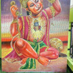 Ram Bhakt Hanumanji Wall Painting – Acrylic Masterpiece